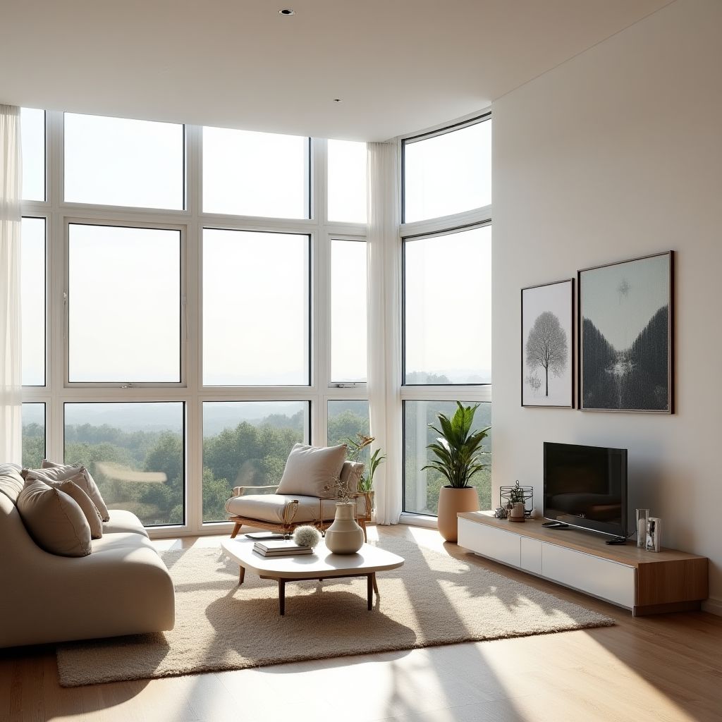 Diseño minimalista de apartamento